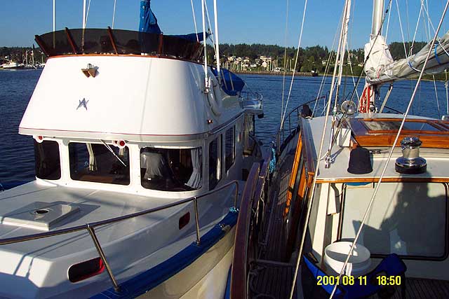 A flotilla of two boats.